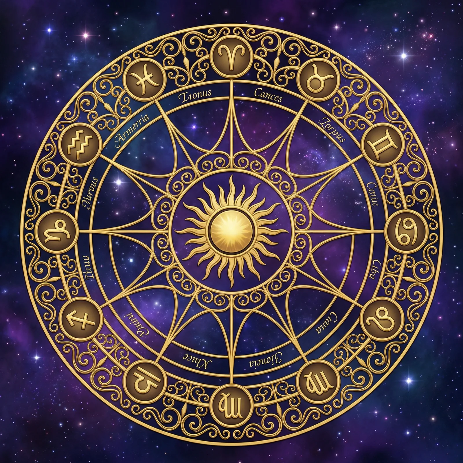 春分点星盘能量分布图 - 多宝彩票